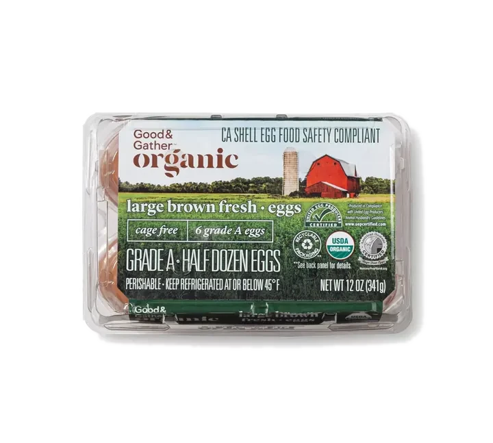Organic Cage-Free Brown Eggs